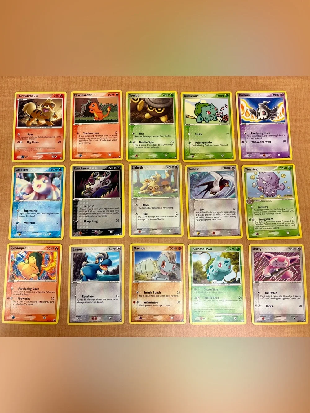 Pokemon Card Lot - 15 Vintage Cards (2005-2007 EX & Diamond & Pearl Era)